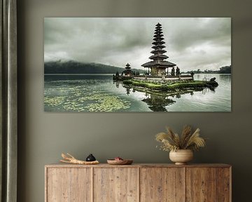 Pura ulun danu bratan tempel in Indonesië van Everards Photography