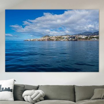 Blick auf die Stadt Funchal auf der Insel Madeira