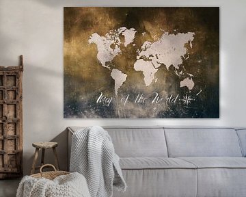 World map 24 #map #worldmap sur JBJart Justyna Jaszke