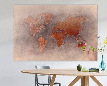 World map 28 #map #worldmap von JBJart Justyna Jaszke
