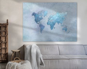 World map 31 #map #worldmap van JBJart Justyna Jaszke