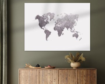 World map 33 #map #worldmap van JBJart Justyna Jaszke