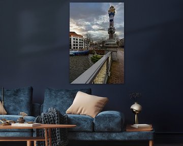 De Blauwbrug in Amsterdam van Foto Amsterdam/ Peter Bartelings