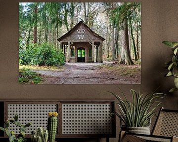 Die Hütte im Wald von Henrico Fotografie