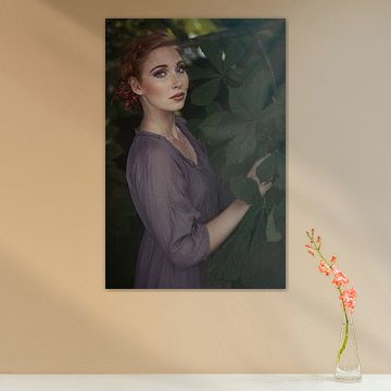 Natural ginger beauty forest