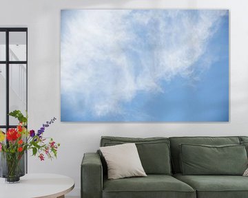 Blue sky with white overcast by Esther esbes - kleurrijke reisfotografie