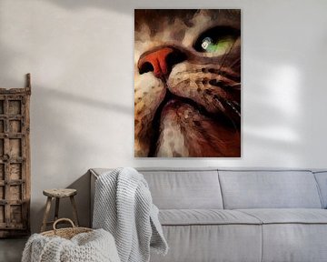 Katze 4 Tiere Kunst #Katze #Katzen #Kätzchen von JBJart Justyna Jaszke