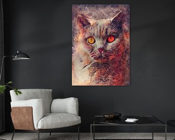 cat 9 animals art #cat #cats #kitten sur JBJart Justyna Jaszke