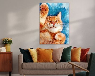 cat 13 animals art #cat #cats #kitten sur JBJart Justyna Jaszke