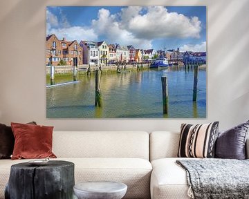 Husum in Noord-Friesland van Peter Eckert