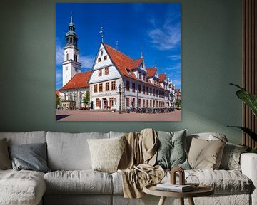 Stadskerk en oud stadhuis, Celle, Lüneburger Heide van Torsten Krüger