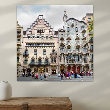 Barcelona | Casa Batllo by Antoni Gaudi von Panorama Streetline