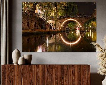 Die Jacobi-Brücke über die Oudegracht in Utrecht