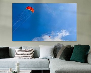 Kites in de lucht 3 van Percy's fotografie