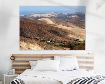Vulkanisch bergen landschap op Fuerteventura van Peter de Kievith Fotografie
