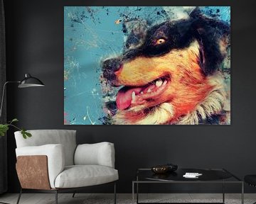 Hund 4 Tiere Kunst #Hund #Hunde von JBJart Justyna Jaszke