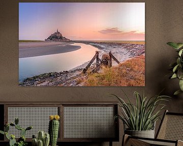 Le Mont Saint-Michel en Normandie sur Gijs Rijsdijk