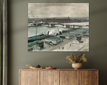 The Quays at Rouen, Albert Marquet, 1912 by Atelier Liesjes