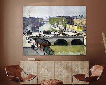 Le Pont Saint-Michel, Albert Marquet, 1908 sur Atelier Liesjes