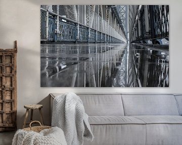 Reflection Manhattan Bridge (New York City) by Marcel Kerdijk