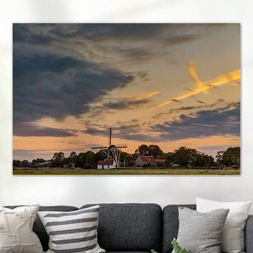 Wolkenspel boven Aagtekerke van Percy's fotografie