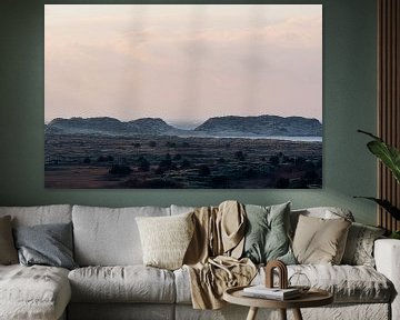 Vue du Noordsvaarder et des dunes depuis la dune de Seinpaal sur Terschelling sur Alex Hamstra