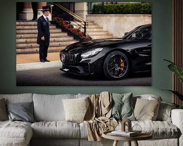 Mercedes AMG GTR voor Hôtel de Paris van Ricardo van de Bor