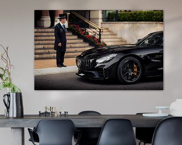 Mercedes AMG GTR voor Hôtel de Paris van Ricardo van de Bor