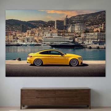 Mercedes C63 AMG in Monaco