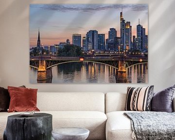 Frankfurt am Main Skyline at Sunset by Marc-Sven Kirsch