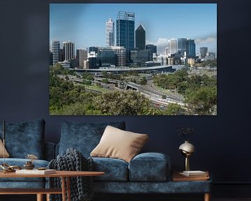 Skyline van Perth, West-Australië van Alexander Ludwig
