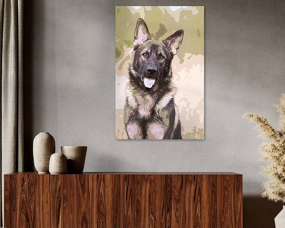Example of the artwork in a room