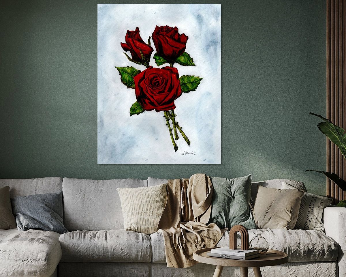 Example of the artwork in a room