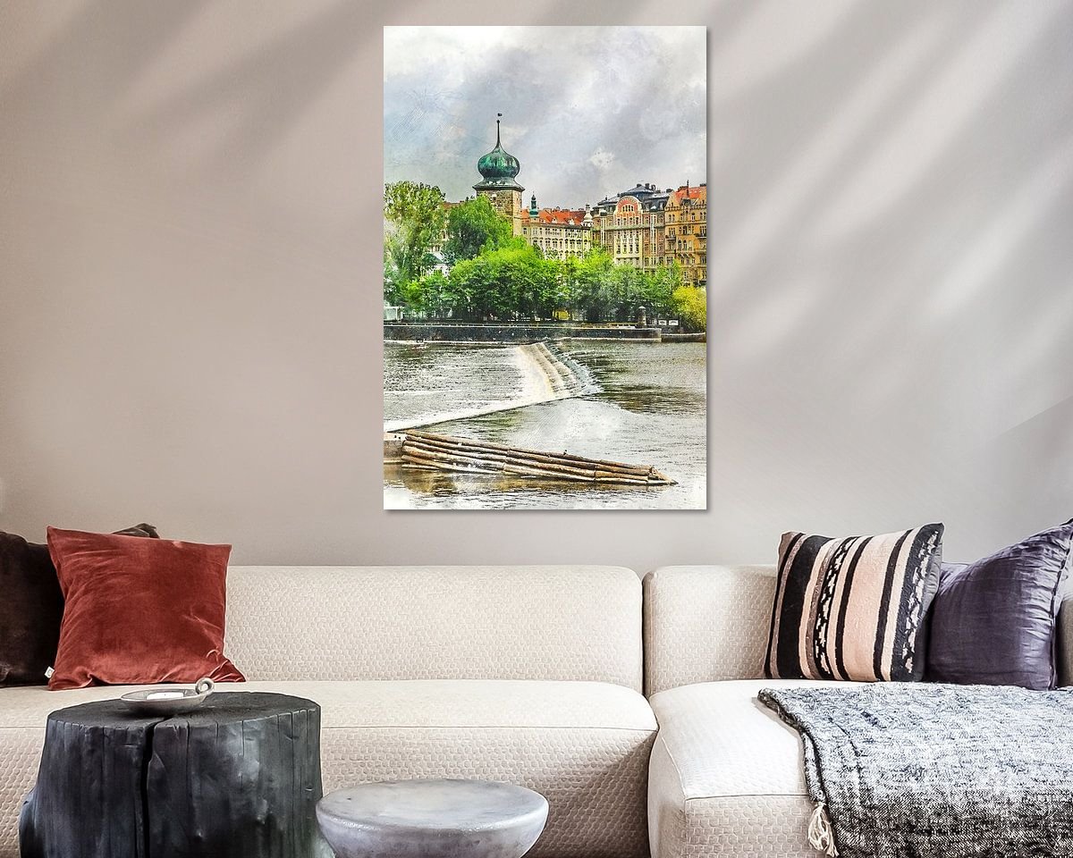 Example of the artwork in a room