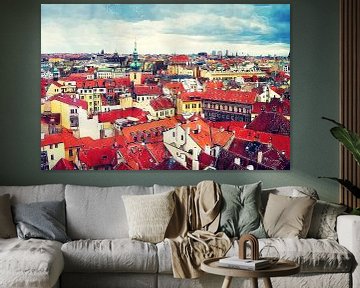 Aquarelle de Prague #Prague sur JBJart Justyna Jaszke