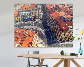 Prag StraßePrag Aquarell Kunst #Prag von JBJart Justyna Jaszke