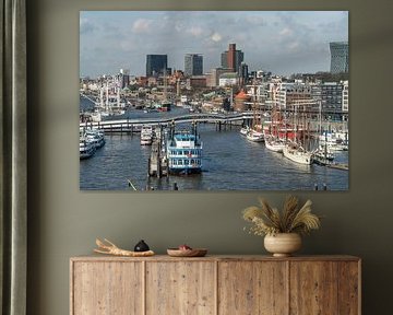 City view Hamburg by Peter Schickert