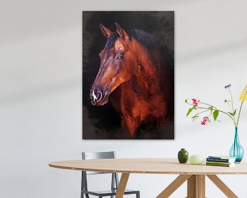 cheval animal art #horse sur JBJart Justyna Jaszke