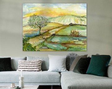 lovely landscape by Claudia Gründler