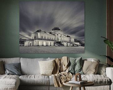 Wolkenschlieren über Schloss Solitude im Winter von Keith Wilson Photography
