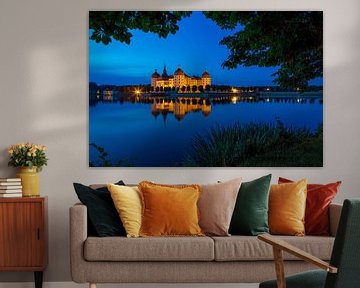 Schloss Moritzburg zur blauen Stunde