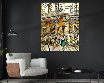 Kandinsky ontmoet Parijs 3 van zam art
