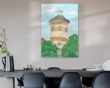 Alter Wasserturm Flensburg von Sandra Steinke
