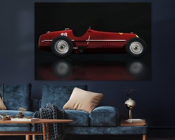 Alfa Romeo 8c uit 1935 Zijaanzicht van Jan Keteleer