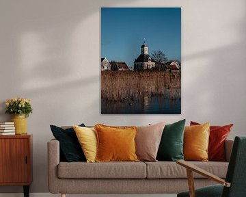 Foto der Kirche in Durgerdam von Roos Maryne - Natuur fotografie