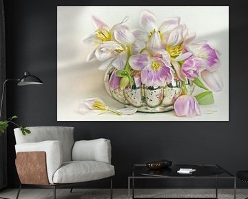 Flower Romantic - Tulips end von Lizzy Pe