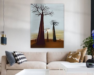 Allée des Baobabs, Madagascar by Piev