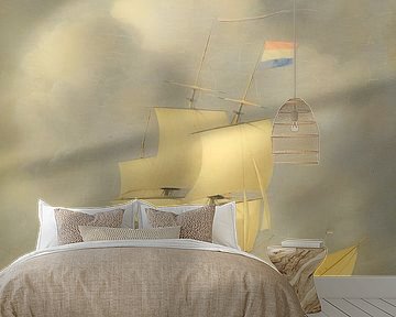 three ships old masters by Geertjan Plooijer