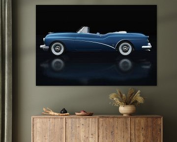 Buick Skylark Convertible 1956. Zijaanzicht van Jan Keteleer