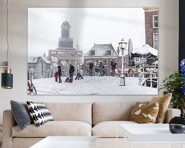 winter in Leiden van John Ouds